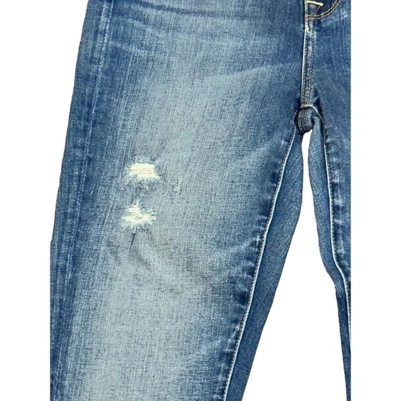 NWT 7 For All Mankind High Waist Ankle Skinny Jeans Blue Women's Size 27 - Picture 3 of 8